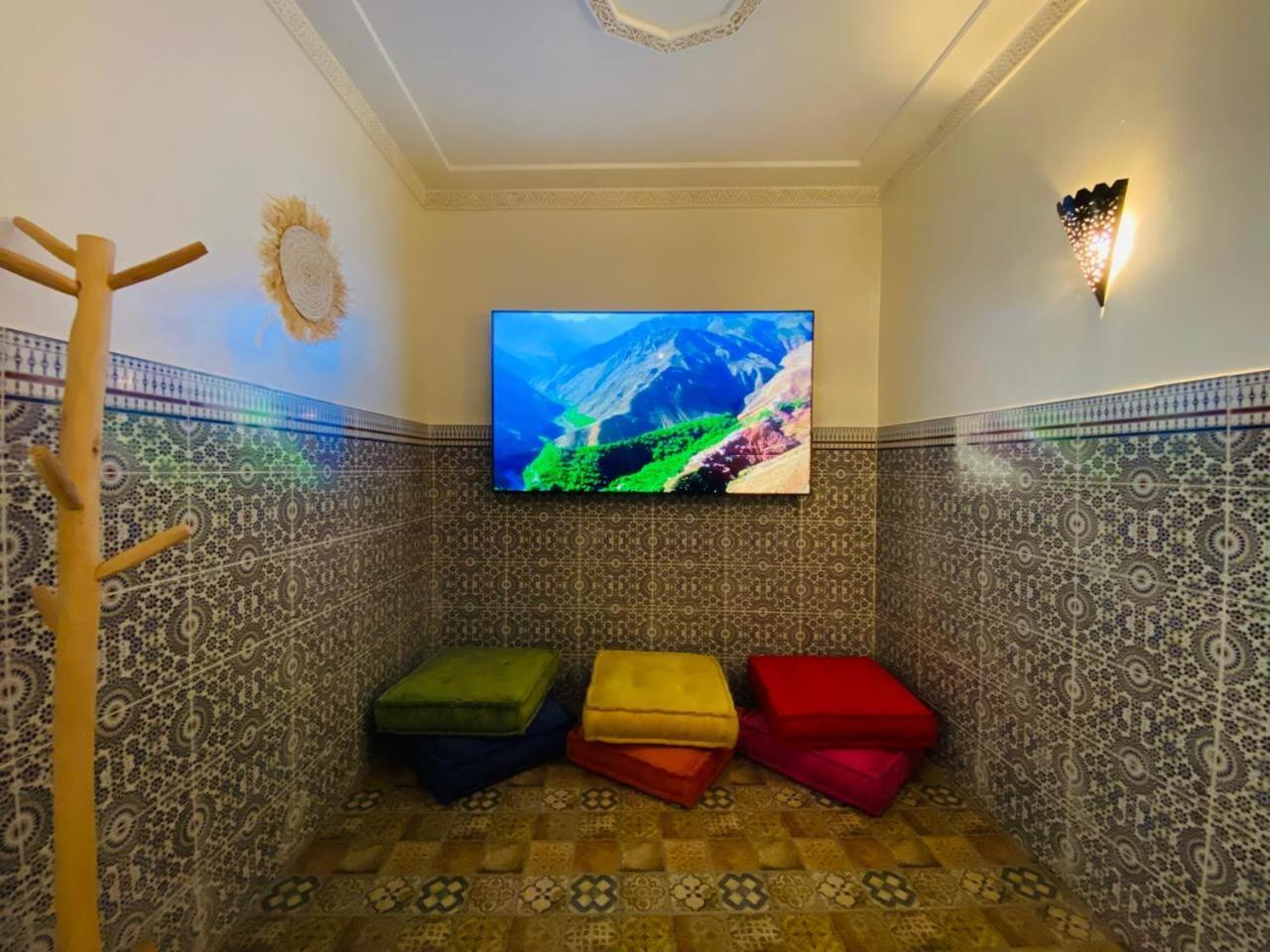 Private Riad 3Ch Salon, Salon Cinema, A Jemaa El Fna Marrakesh Luaran gambar