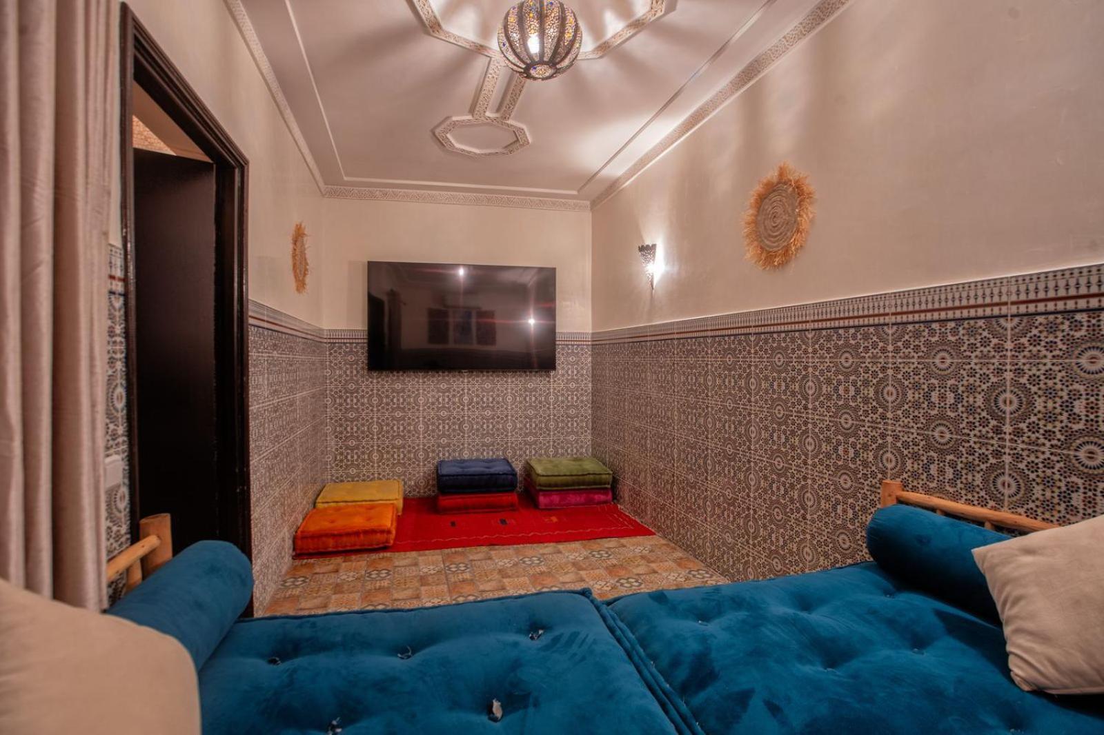 Private Riad 3Ch Salon, Salon Cinema, A Jemaa El Fna Marrakesh Luaran gambar